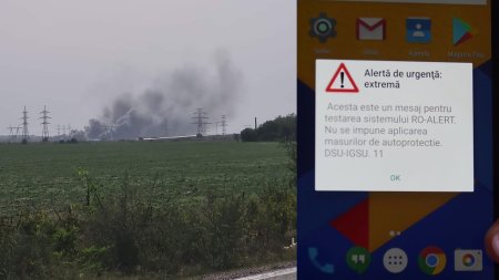 Incendiu de vegetatie in comuna Vidra: A fost emis mesaj RO-ALERT