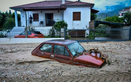 Centrul Greciei, maturat de inundatii provocate de furtuna Elias. Unde se inregistreaza cele mai mari pagube
