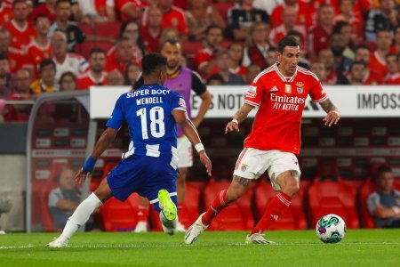 Angel Di Maria, bucurie nebuna dupa golul marcat in Benfica - Porto! Cifre fabuloase pentru starul argentinian