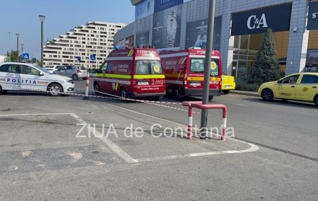 Barbatul care a injunghiat o femeie in parcarea unui mall din Constanta, retinut pentru 24 de ore