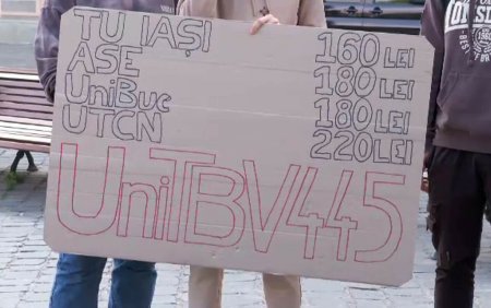 Anul universitar a inceput cu un protest, in Brasov. Cresterea taxelor de cazare in <span style='background:#EDF514'>CAMIN</span>e, marea nemultumire a studentilor