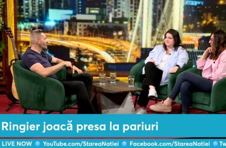 Starea Natiei cu Dragos Patraru: Ringier joaca presa la pariuri » Live cu jurnalistele GSP Mirela Neag si Ioana <span style='background:#EDF514'>MIHALCEA</span>