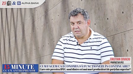 ZF 15 minute cu un antreprenor. IPEC Alba Iulia, unul dintre cei mai mari producatori de <span style='background:#EDF514'>FARFURII</span> de portelan din Europa, investeste 10 mil. euro intr-una din cele mai mari fabrici de cesti de pe continent