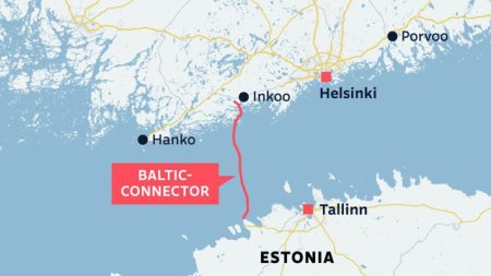 Un gazoduct ce leaga Finlanda si Estonia a fost avariat. <span style='background:#EDF514'>FINLANDEZI</span>i afirma ca este rezultatul unei activitati externe, suspectand Rusia