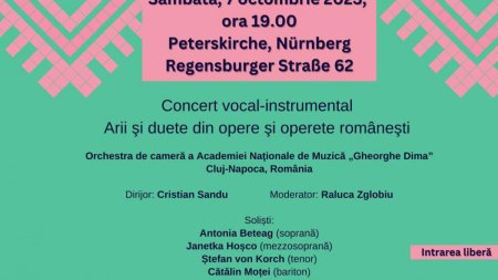 Emotie, traire si simtire romaneasca, cu tenorul Stefan von Korch, la Nurenberg in concertul DOR