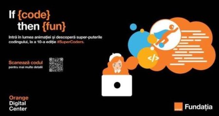 Fundatia Orange lanseaza cea de-a 10-a editie a programului Super<span style='background:#EDF514'>CODER</span>s, dedicat copiilor pasionati de programare