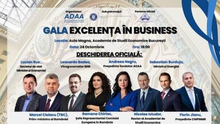Presedintele ADAA: 'Gala Excelenta in Business este un moment important pentru a celebra, invata si inspira'
