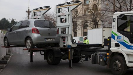 Orasul mare din Romania in care masinile parcate neregulamentar se ridica in primele cinci minute! Taxa de 1.000 de lei pentru a le recupera