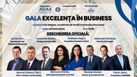 Andreea Negru, Presedinte ADAA: Gala Excelenta in Business este un moment important pentru a celebra, invata si inspira