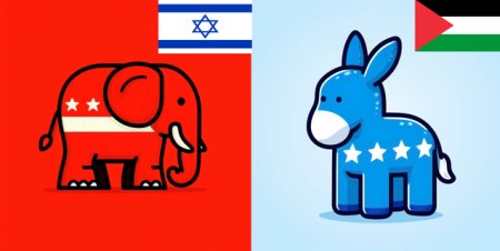 Partidul Republican este pro-Israel si <span style='background:#EDF514'>PARTIDUL DEMOCRAT</span> este pro-Palestina? Total fals!