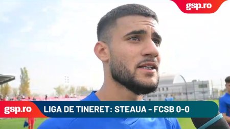 Liga de Tineret: CSA Steaua - FCSB 0-0 / Shehait <span style='background:#EDF514'>HUSSEIN</span>: Le multumim celor din Peluza pentru sustinere, ii asteptam si meciurile viitoare