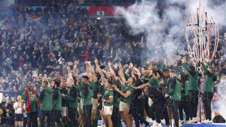 Fara rival: Africa de Sud a castigat pentru a patra oara Cupa Mondiala de Rugby
