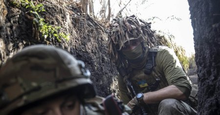 O mana de ucraineni aflati in transee au macelarit sute de rusi, s-a plans un soldat