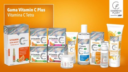 COSMETIC PLANT relanseaza gama Vitamin C Plus - 3 produse noi si un design reinnoit