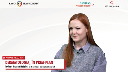 ZF Private Health. Roxana Nedelcu, cofondatoarea Derma360 Bucuresti: Cred in progresul tehnologic si in ceea ce ne va aduce el, munca tuturor va deveni mai eficienta