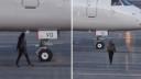 <span style='background:#EDF514'>FEMEIE ARESTATA</span> la Canberra, in Australia, dupa ce a navalit pe pista si a incercat sa opreasca avionul, sa poata urca si ea