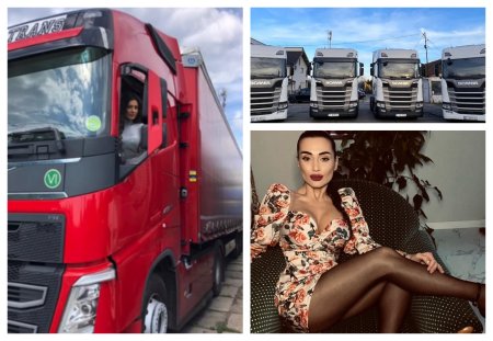 Bianca Rus si-a adus TIR-urile la Bucuresti: Sunt pregatita sa-mi iau carnetul pentru camion! Solista este mostenitoarea unei firme de transport rutier