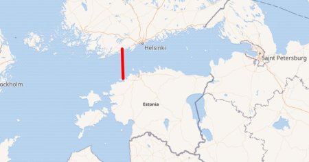 Un cablu rusesc de telecomunicatii, avariat in Marea Baltica odata cu gazoductul Balticconnector