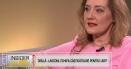 Momentul in care Elena Lasconi scapa porumbelul, la emisiunea TV Insider Politic. 