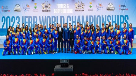 Romania pe locul trei la Campionatul Mondial de Culturism si Fitness