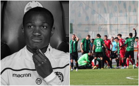 Tragedie pe terenul de fotbal. Jucatorul ghanez Raphael Dwamena s-a prabusit pe gazon si a murit