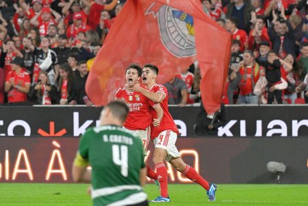 Derby FABULOS: Benfica a intors-o pe Sporting cu doua goluri in prelungiri si e prima in Portugalia!
