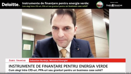 Videoconferinta Deloitte/ZF. Romania se pregateste de lansarea unei noi scheme de sprijin pentru regenerabili, CfD, in valoare de circa 3 mld. euro, pe 15 ani. Exista posibilitatea impunerii unei taxe pentru consumatori