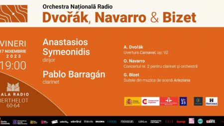Sub semnul Spaniei: clarinetistul <span style='background:#EDF514'>PABLO</span> BARRAGÁN canta o lucrare semnata de ÓSCAR NAVARRO, in prima auditie in Romania