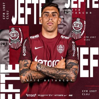 CFR Cluj a reziliat de comun acord contractul cu atacantul Jefté Betancor