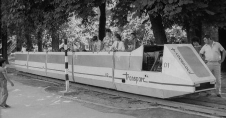 Amintiri cu trenuletul diesel din Parcul Copiilor. Designerul Mihai Donici: Era facut de Regionala CFR dupa toate regulile VIDEO