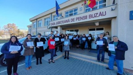 Proteste in lant la institutiile publice din Buzau