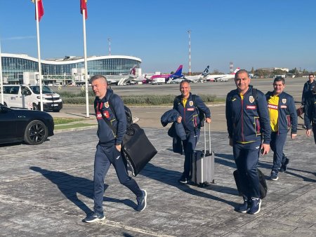 Staff-ul Romaniei a revenit in tara dupa calificarea la EURO 2024 » Burleanu a iesit primul din avion. Urmareste aici toate declaratiile