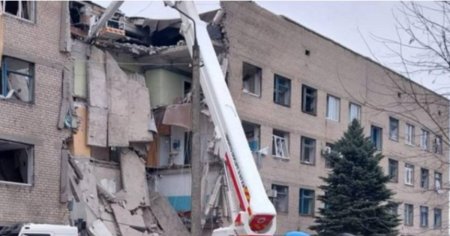 Spital din regiunea Donetk, atacat de rusi cu drone si rachete: cel putin doi morti