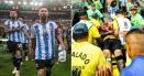 Violente in debutul partidei dintre Brazilia si Argentina, contand pentru calificarea la Cupa Mondiala. Messi si-a scos coechipierii de pe teren in semn de protest