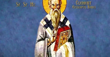 Sarbatoare importanta pentru crestinii ortodocsi la 24 noiembrie: Sfantul Clement. Minunea care se petrece la locul <span style='background:#EDF514'>UNDE A MURIT</span>
