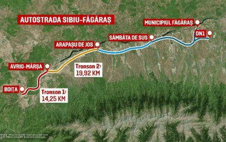 Autostrada Sibiu-Fagaras ar putea fi deschisa pana la finalul lui 2027. Specialist: Trebuie sa se alinieze multe <span style='background:#EDF514'>PLANE</span>te