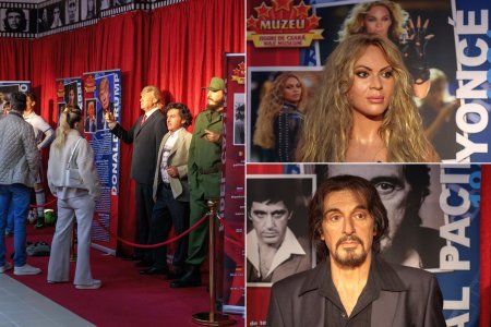 FOTOREPORTAJ. Beyonce, Leonardo DiCaprio sau Robert De Niro sunt la Bucuresti. Cum arata personalitatile expuse la Muzeul figurilor de ceara din Bucuresti