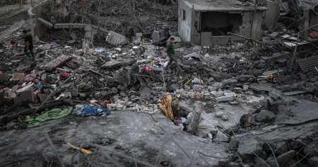 Fasia Gaza arata deja ca un peisaj lunar si ar putea deveni de nelocuit de oameni dupa razboi | VIDEO