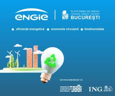 ENGIE Romania sustine Platforma de mediu pentru Bucuresti printr-o finantare de 1.500.000 de lei