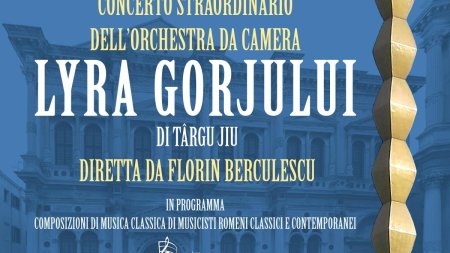 Concert extraordinar al Orchestrei de camera Lyra Gorjului din Targu Jiu prilejuit de celebrarea Zilei Nationale a Romaniei, la Venetia