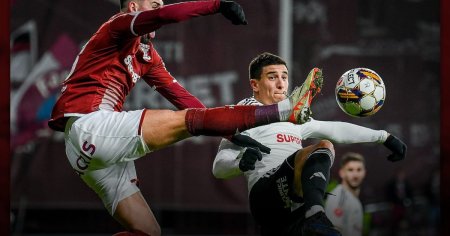<span style='background:#EDF514'>UNIVERSITATEA</span> Cluj castigat meciul cu Rapid in Giulesti, cu 3-2, in Superliga