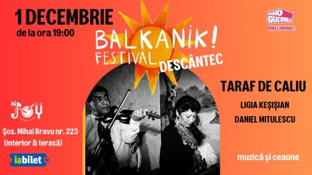 Balkanik <span style='background:#EDF514'>FESTIVAL</span> lanseaza seria de petreceri DESCANTEC!