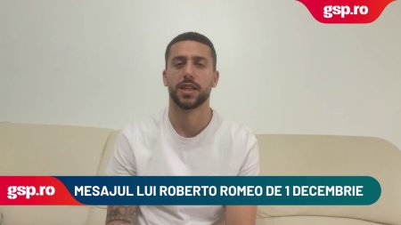 Italianul Roberto Romeo, 33 de ani, mesaj de 1 Decembrie pentru Romania