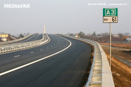 Traficul pe autostrada A3 intre Iernut si Chetani va fi inchis sambata, intre orele 8 si 12