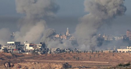 Armata israeliana bombardeaza Gaza si extinde operatiunile: apel la evacuari in o<span style='background:#EDF514'>RASU</span>l Khan Yunis, langa granita cu Egipt