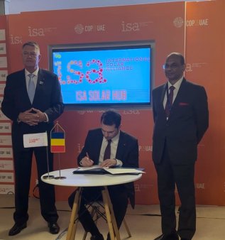 Ministrul Energiei a semnat, la Dubai, aderarea Romaniei la International Solar Alliance / Burduja: Este un moment istoric