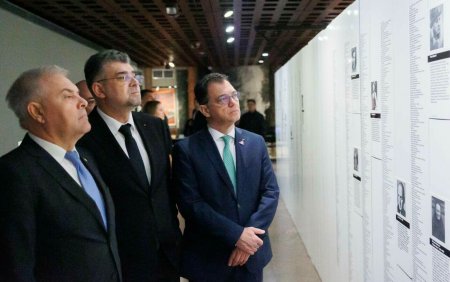 Marcel Ciolacu si-a inceput vizita oficiala in SUA. Premierul a vizitat Muzeul Memorial al Holocaustului, in Washington