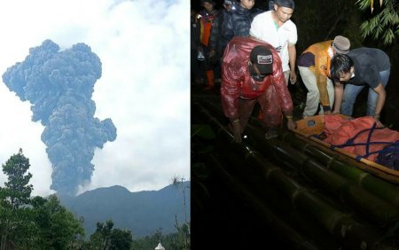 11 morti dupa eruptia unui vulcan in Indonezia. Cine sunt victimele. VIDEO