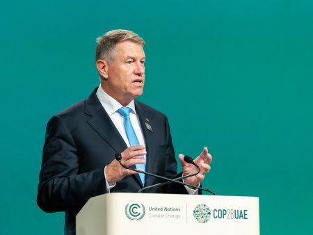 Klaus Iohannis, la COP28, in Dubai: Schimbarile climatice constituie o amenintare extrema pentru Planeta