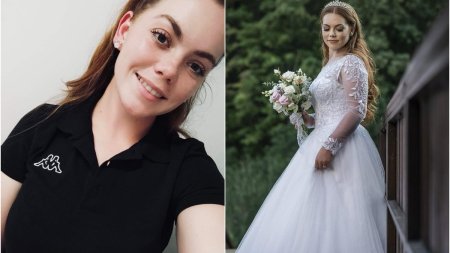 Ea este Lavinia Burca, o tanara de 24 de ani, care a murit intr-un accident cumplit, in judetul Suceava. Sotul sau, Ionut, cu care s-a casatorit recent, se afla in stare grava la spital